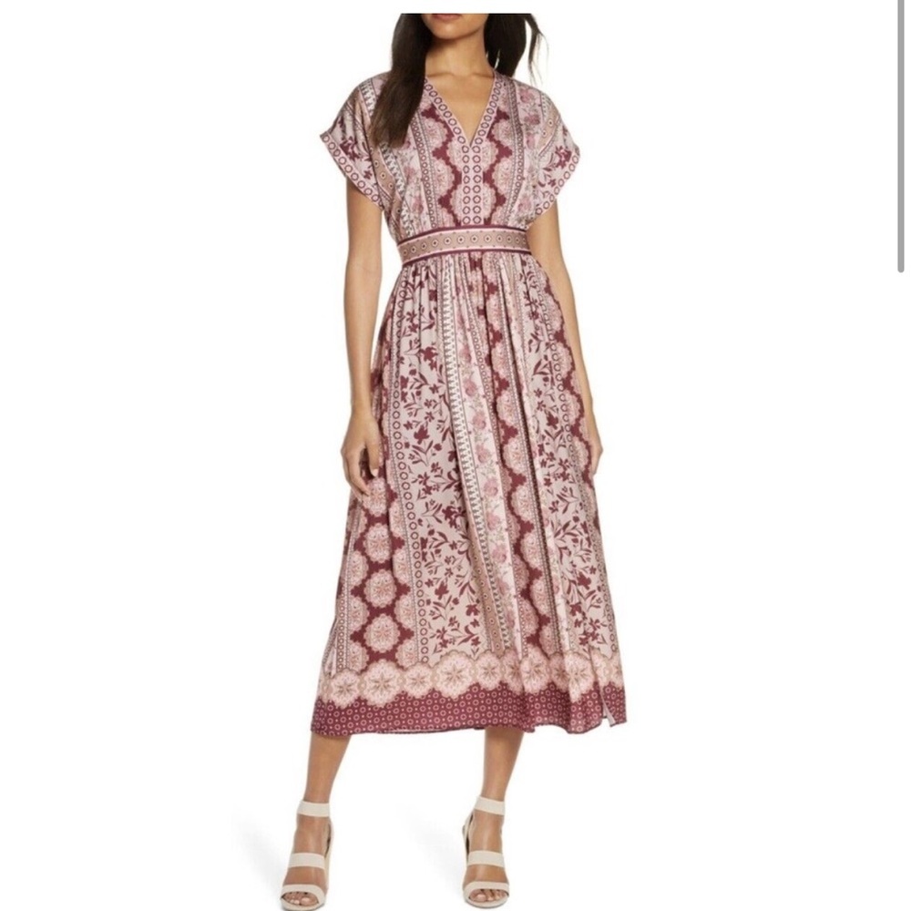 Gal Meets Glam Mid Floral Dress